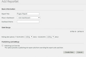Preparando el exámen de Adobe Site Catalyst: Dashboards 1