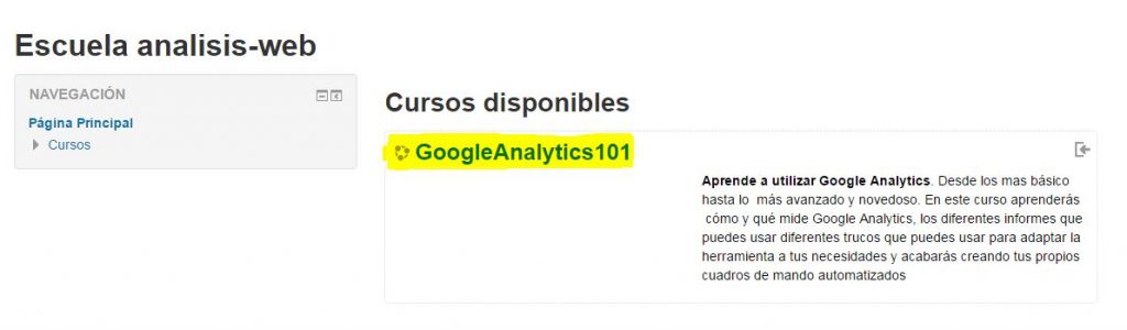 curso analisis web de google analytics gratis