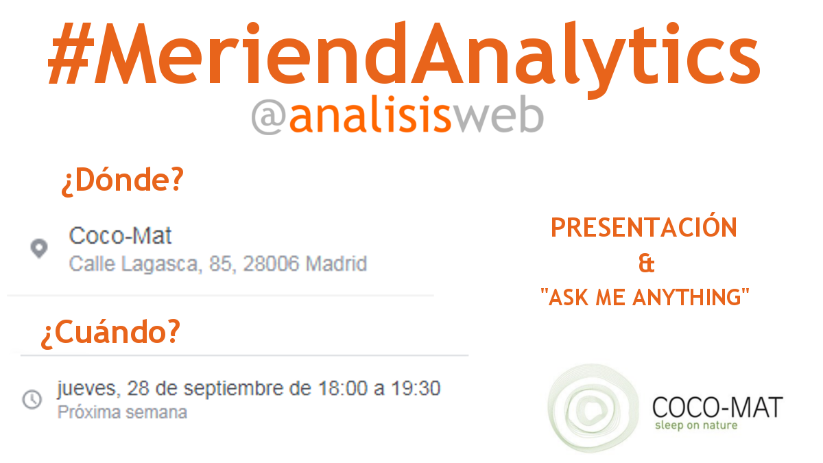 #meriendanalytics talleres de mk online