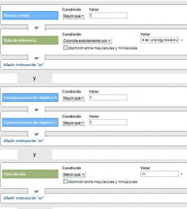 Google Analytics: Segmentos Avanzados (II) 5 Google Analytics: Segmentos Avanzados (II) 5