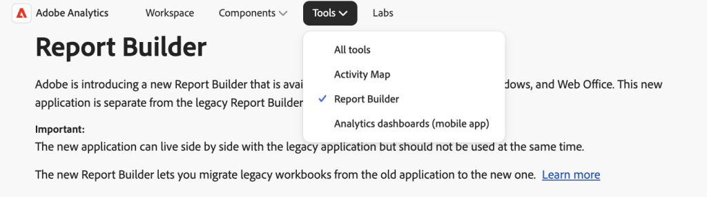 Manual de Report Builder: primeros pasos para hacer informes de Adobe Analytics en Excel 1 Report builder como descargarlo