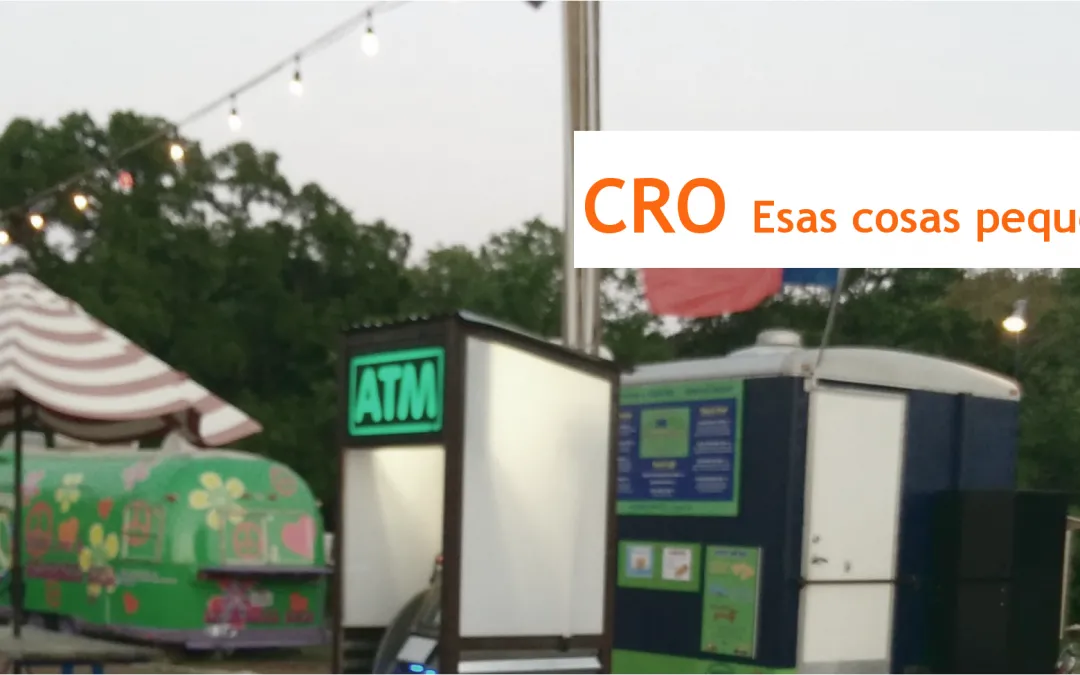 CRO, pequeños arreglos grandes soluciones