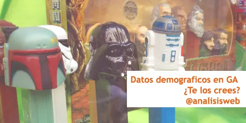 Datos demográficos en Google Analytics ¿nos los creemos?
