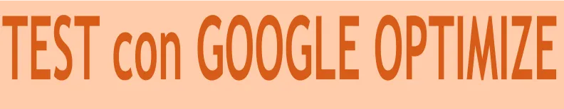 Test Con Google Optimize