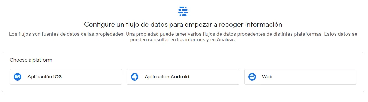 Flujo de datos web Ga4